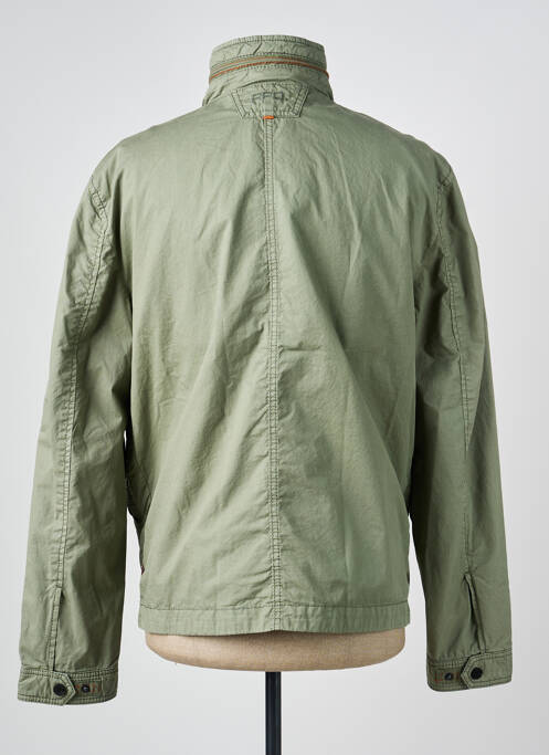 Veste casual poignets pressionnés vert RED POINT homme
