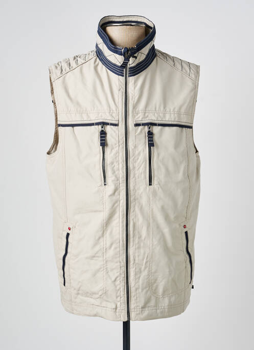 Gilet sans manche poches beige RED POINT homme