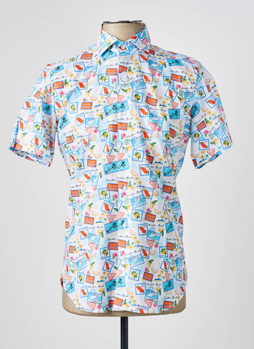 Chemise manches courtes bleu CARLOS CORDOBA homme