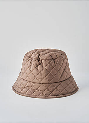Chapeau marron ONLY femme