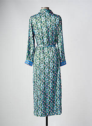 Robe longue manches longues manches longues bleu LA PETITE ETOILE femme
