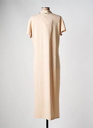 Robe longue manches courtes manches courtes beige LES TROPEZIENNES PAR M.BELARBI femme