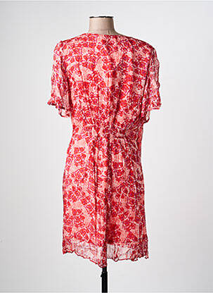 Robe courte manches courtes manches courtes rose LA PETITE ETOILE femme