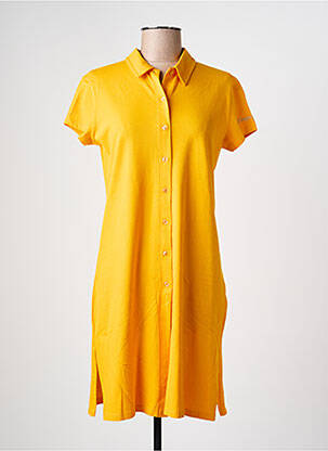 Robe courte manches courtes manches courtes orange LES TROPEZIENNES PAR M.BELARBI femme