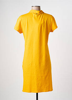 Robe courte manches courtes manches courtes orange LES TROPEZIENNES PAR M.BELARBI femme