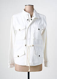 Veste casual coupe cintrée blanc STORIATIPIC femme