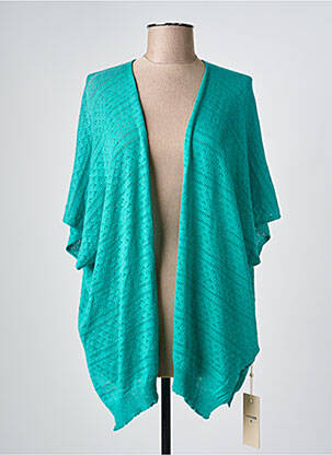 Gilet manches longues manches 3/4 vert CREAM femme