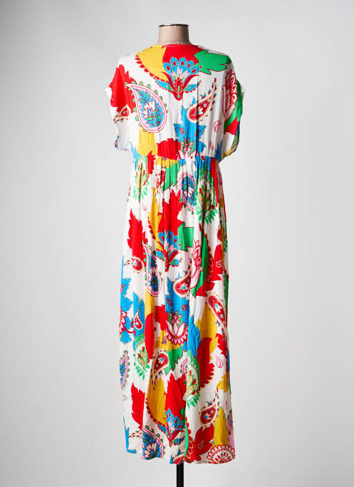 Robe longue manches courtes manches courtes rouge LES TROPEZIENNES PAR M.BELARBI femme