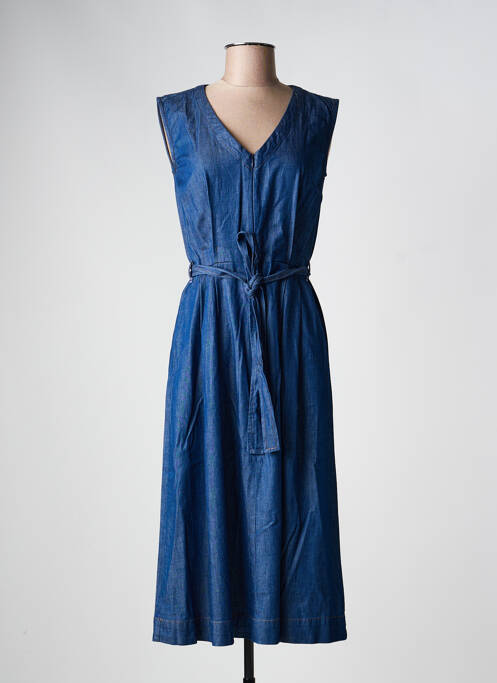 Robe mi-longue sans manche sans manche bleu MADEMOISELLE YEYE femme