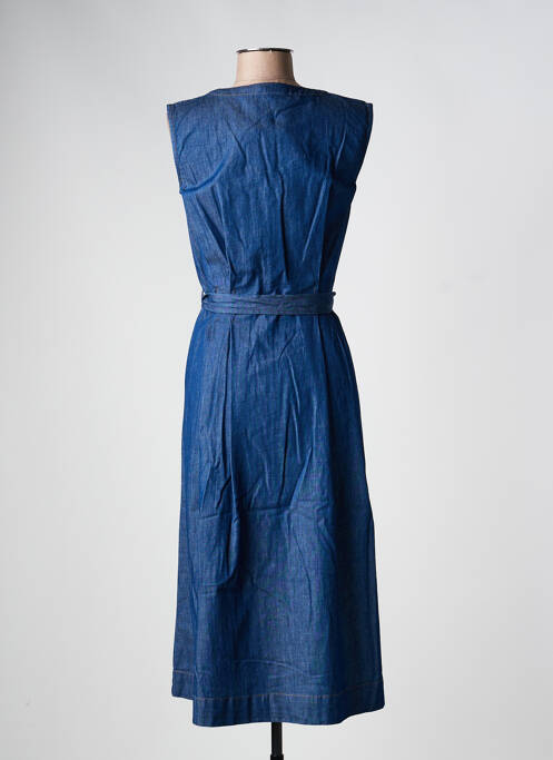 Robe mi-longue sans manche sans manche bleu MADEMOISELLE YEYE femme