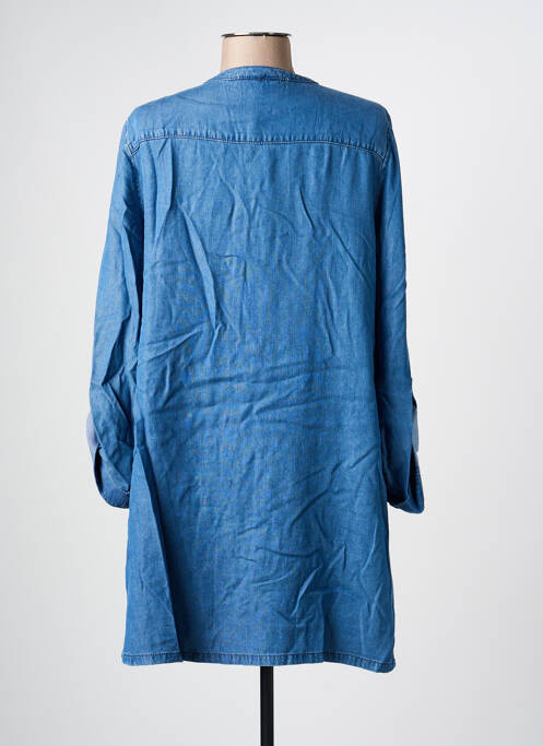 Robe courte manches longues manches longues bleu CREAM femme