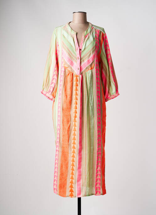 Robe longue beige CREAM femme