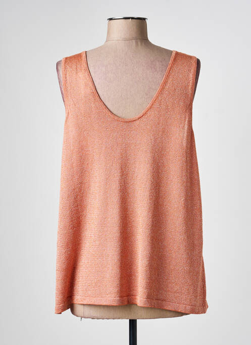 Top orange CREAM femme