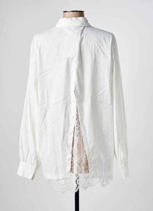 Tunique manches longues blanc CREAM femme