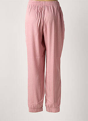 Pantalon droit taille élastique taille normale rose CREAM femme