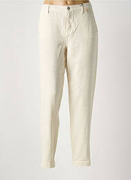 Pantalon slim taille normale taille normale beige STORIATIPIC femme
