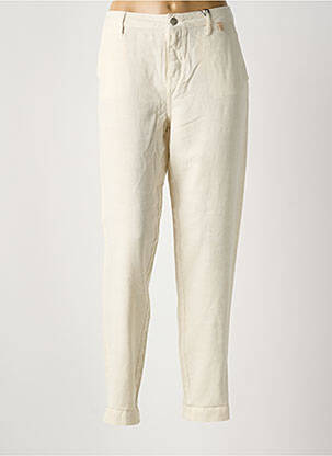 Pantalon slim taille normale taille normale beige STORIATIPIC femme