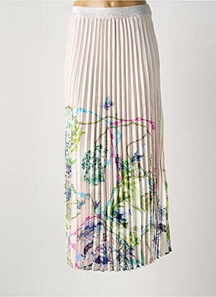 Jupe longue beige CREAM femme