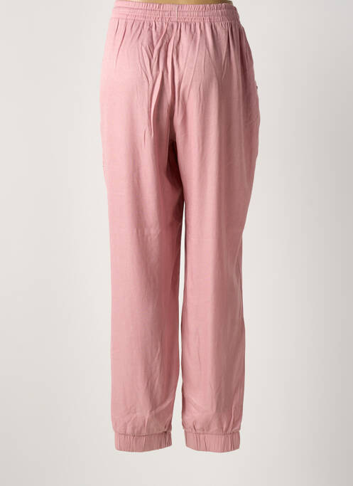 Pantalon droit taille élastique taille normale rose CREAM femme