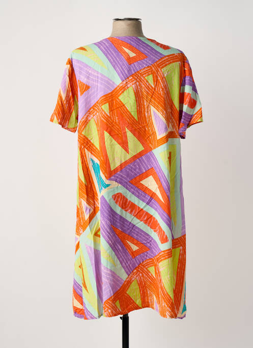 Robe mi-longue orange CREAM femme