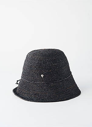 Chapeau noir LE VOYAGE EN PANIER femme
