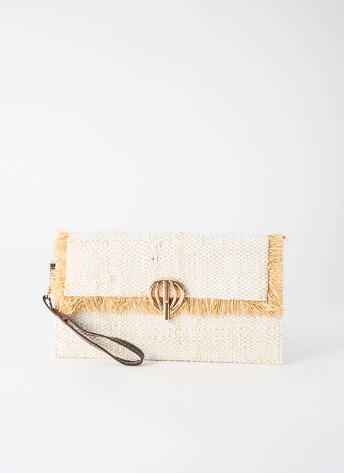 Pochette multipoches blanc LE VOYAGE EN PANIER femme