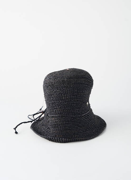 Chapeau noir LE VOYAGE EN PANIER femme