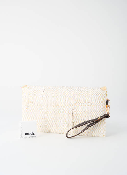 Pochette blanc LE VOYAGE EN PANIER femme