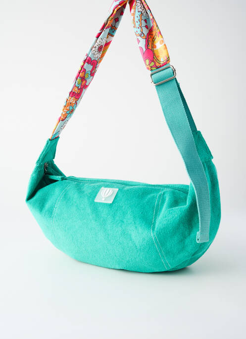 Sac vert LE VOYAGE EN PANIER femme