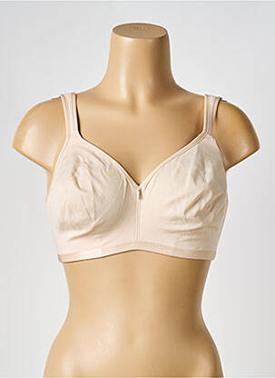 Soutien-gorge sans armature haut soutien-gorge emboitant beige FELINA femme