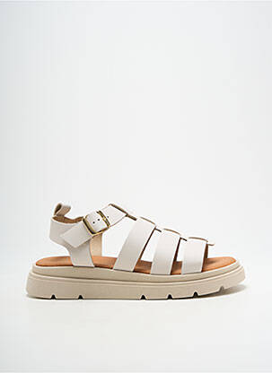 Spartiates fermeture boucle(s) talon plat jusqu'à 3cm beige WE DO femme