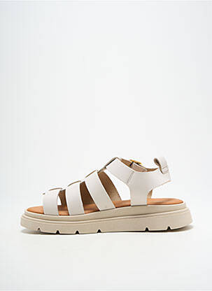 Spartiates bout ouvert talon plat jusqu'à 3cm beige WE DO femme