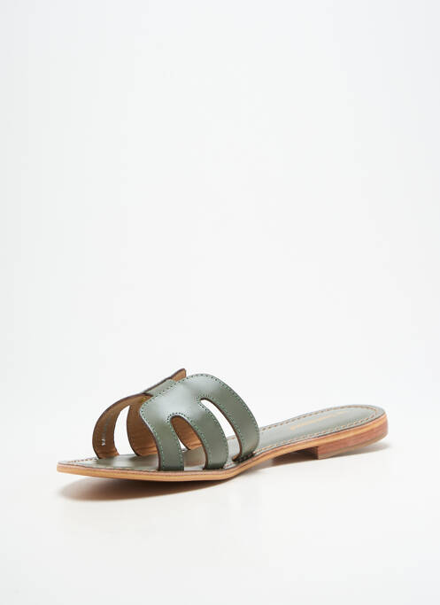 Mules/Sabots vert LES TROPEZIENNES PAR M.BELARBI femme