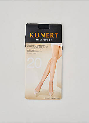 Chaussettes stretch noir KUNERT femme