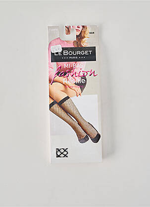 Chaussettes noir LE BOURGET femme