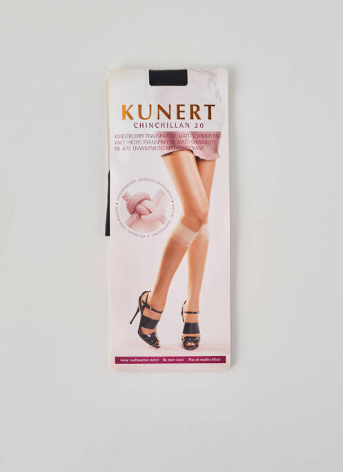 Chaussettes légère et transparente gris KUNERT femme