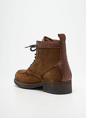 Bottines/boots fermeture lacets talon bas marron PEPE JEANS homme