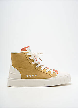 Baskets bout rond talon plat jusqu'à 3cm bleu VANESSA WU femme