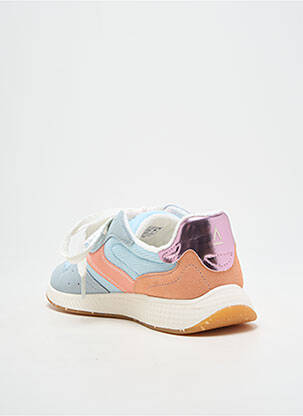 Baskets bout rond talon plat jusqu'à 3cm bleu ARMISTICE femme