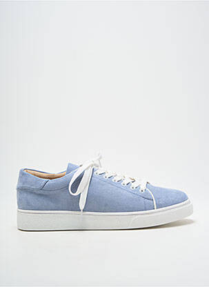 Baskets bout rond talon plat jusqu'à 3cm bleu VANESSA WU femme