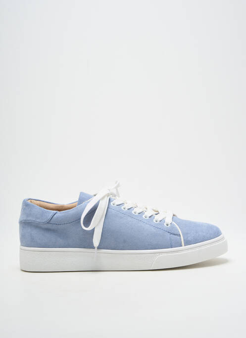 Baskets bout rond talon plat jusqu'à 3cm bleu VANESSA WU femme