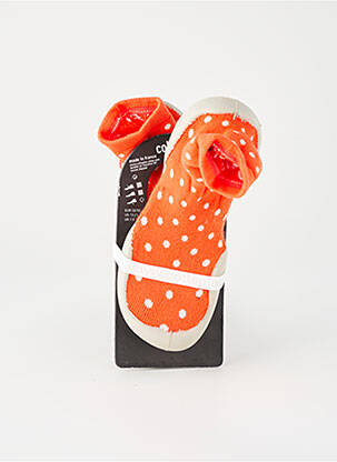Chaussons/pantoufles bout rond bout rond orange COLLEGIEN enfant