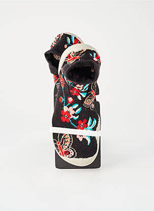 Chaussons/pantoufles bout rond bout rond noir COLLEGIEN enfant