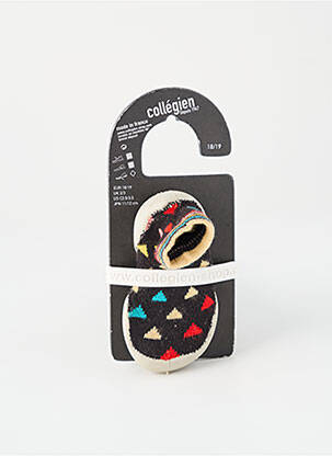 Chaussons/Pantoufles noir COLLEGIEN enfant