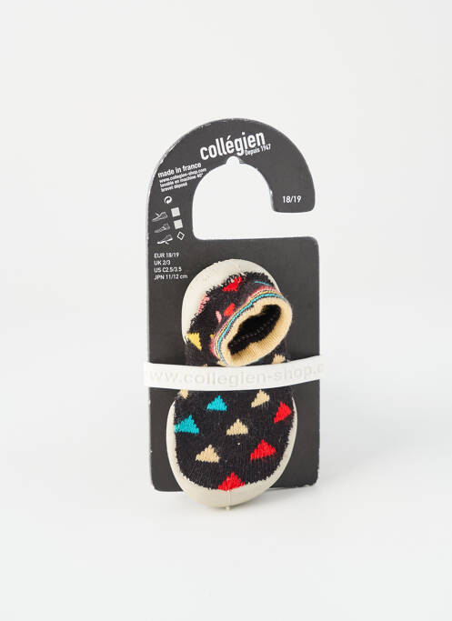 Chaussons/Pantoufles noir COLLEGIEN enfant