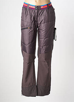 Pantalon droit stretch taille normale gris ZIENER femme