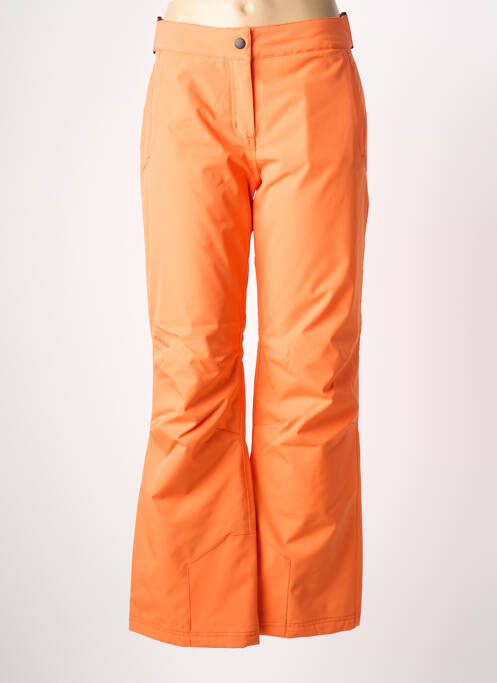Pantalon droit orange ZIENER femme