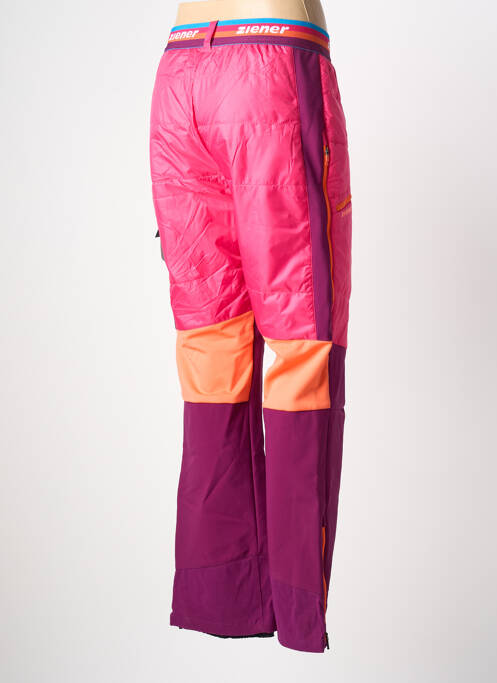 Pantalon droit rose ZIENER femme