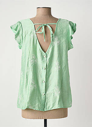 Top manches courtes manches courtes vert MAELLE femme