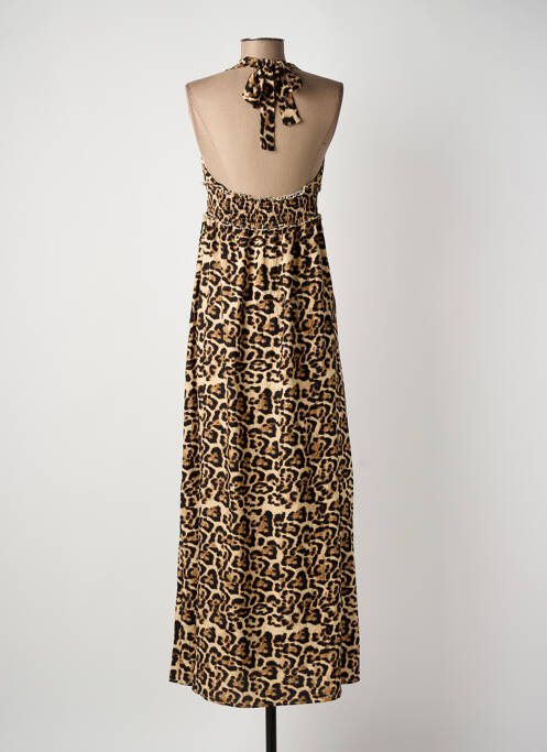 Robe longue beige ELENA Z femme